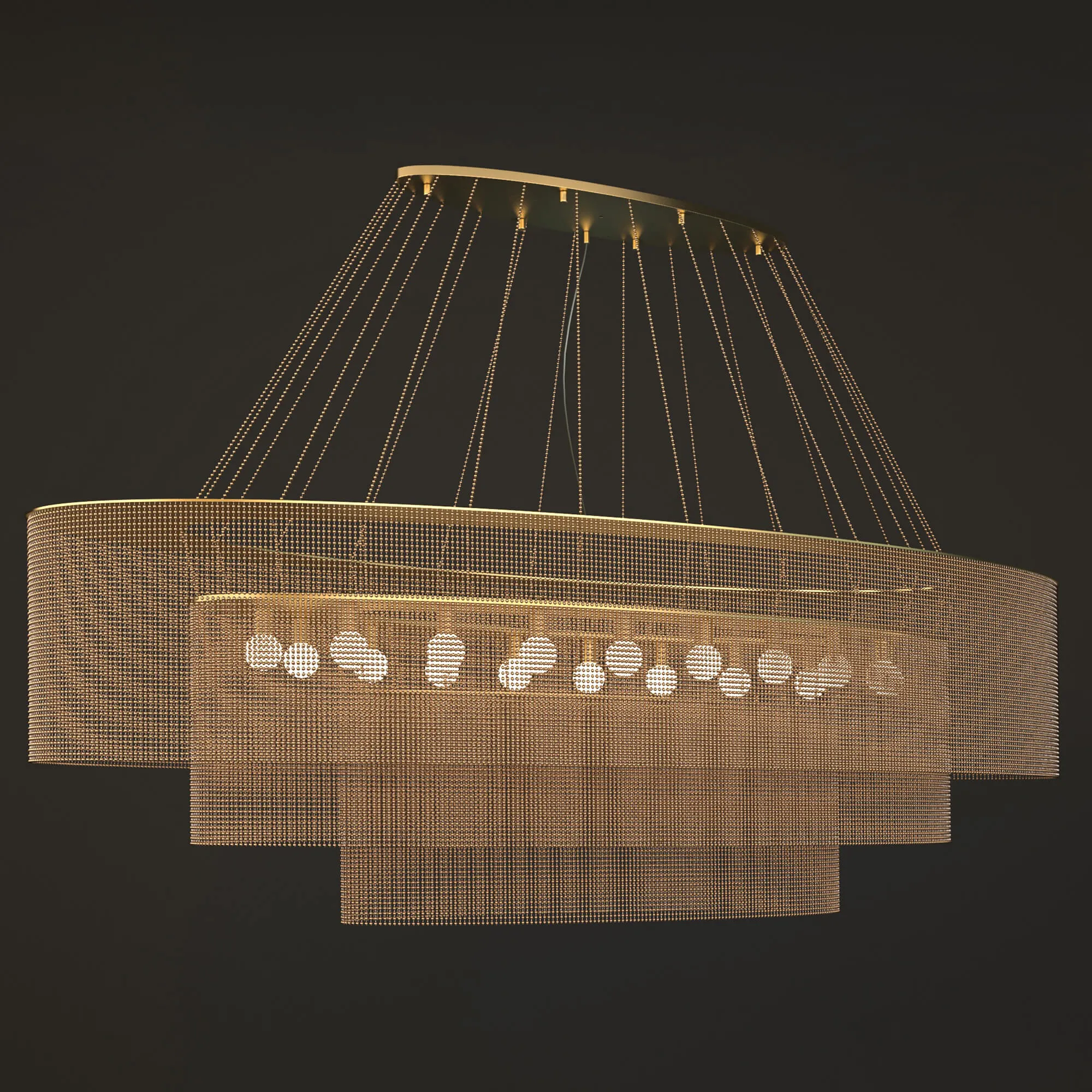 lighting – Elli Tier chandelier 05 3D Model
