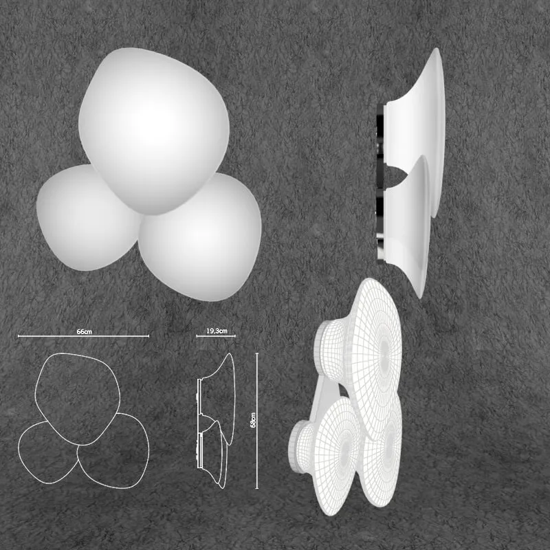 lighting – Fabbian Lumi Mycena F07PMG Wall light 3D Model lighting – Fabbian Lumi Mycena F07PMG Wall light 3D Model