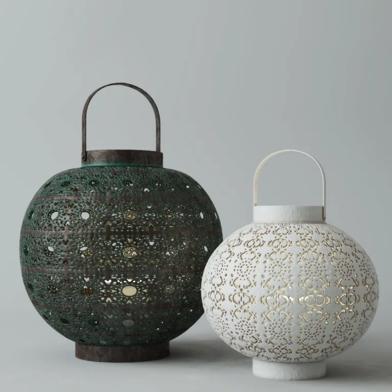 lighting – Filigree Lanterns 3D Model lighting – Filigree Lanterns 3D Model