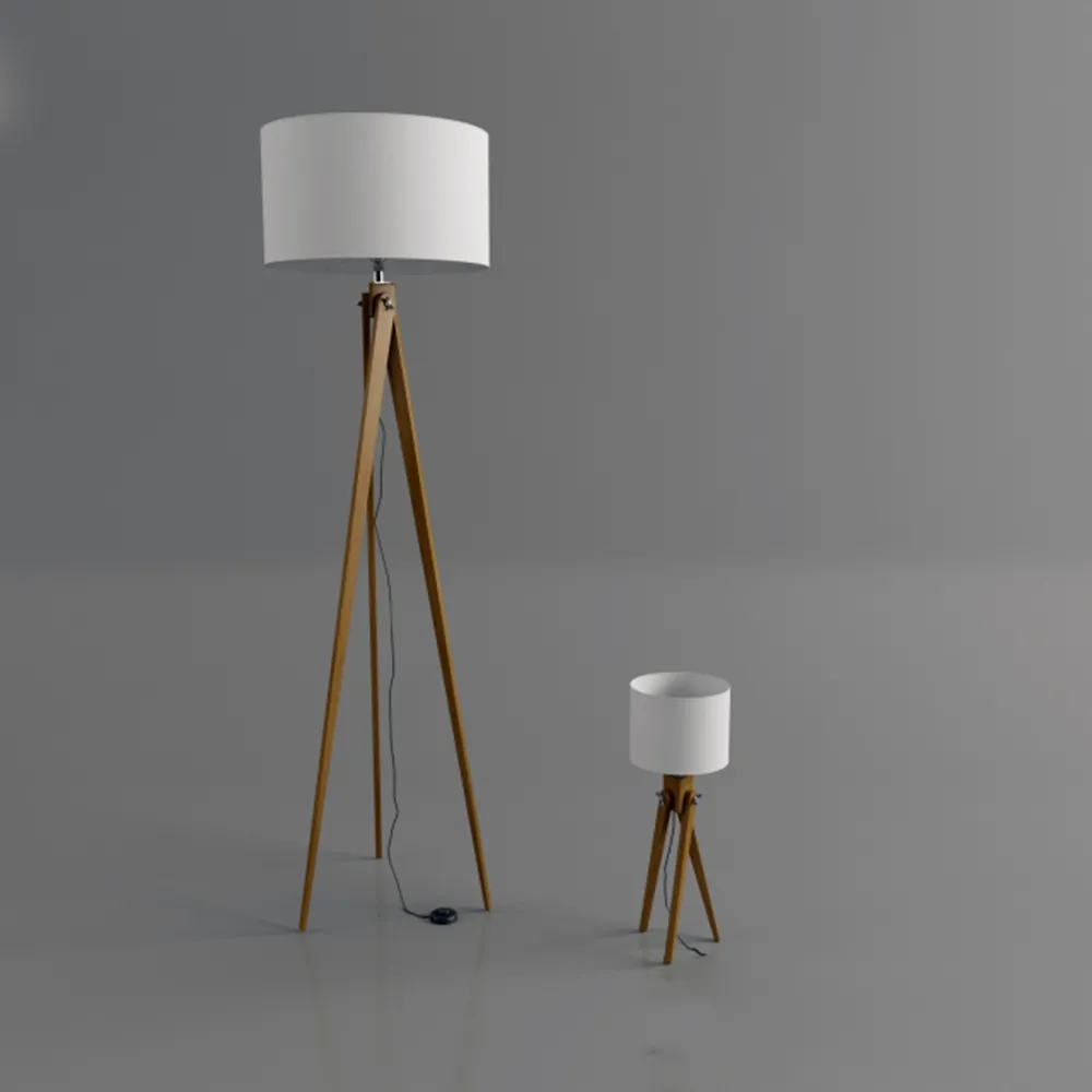lighting – Floor lamp and table lamp LightWood 3D Model lighting – Floor lamp and table lamp LightWood 3D Model