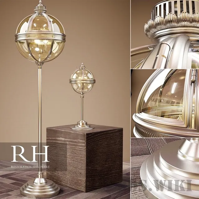 lighting – Floor lamp RH VICTORIA 3D Model lighting – Floor lamp RH VICTORIA 3D Model