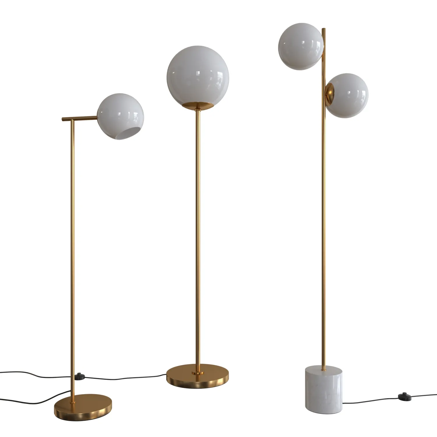 lighting – Floor lamp set 02 3D Model lighting – Floor lamp set 02 3D Model
