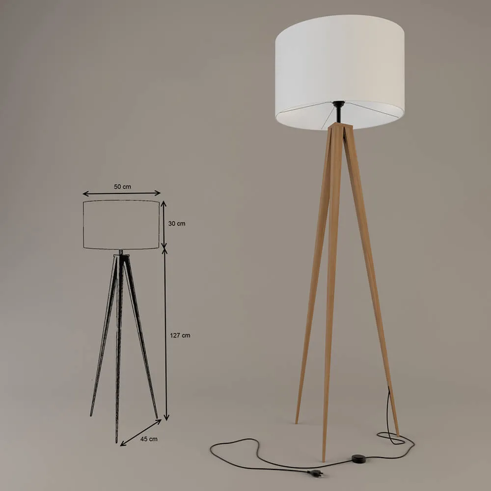 lighting – Floor lamp with wooden legs 3D Model lighting – Floor lamp with wooden legs 3D Model