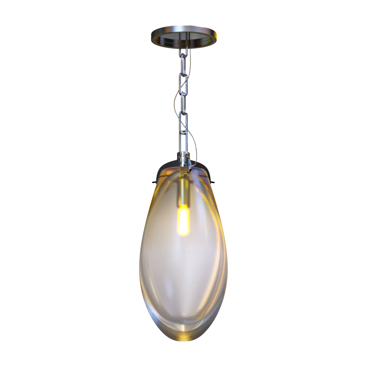lighting – Glass mini-pendant light 3D Model