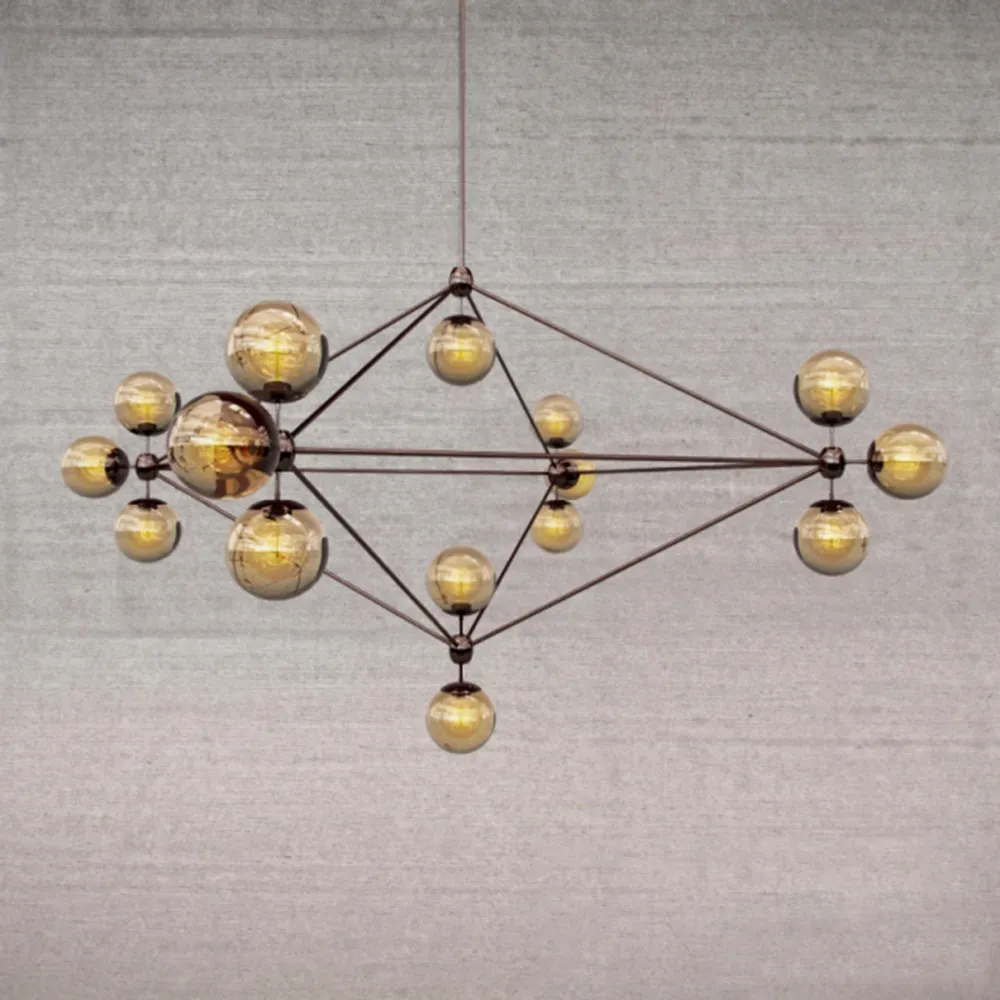 lighting – Glass pendant lamp led MODO 3D Model