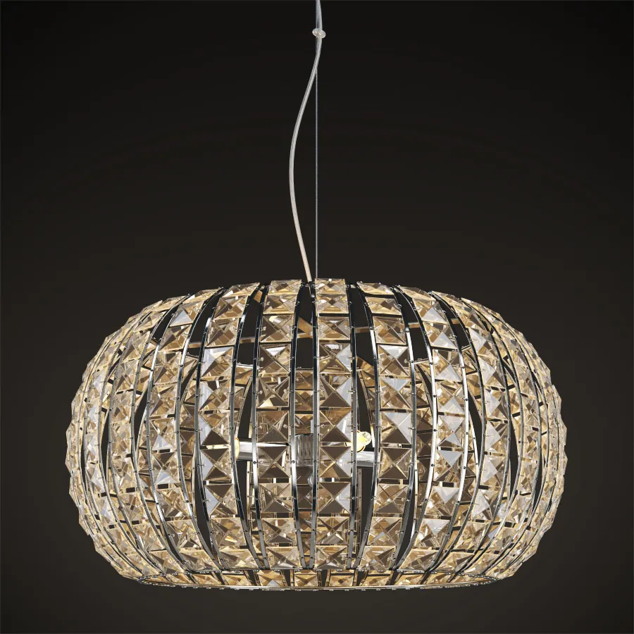 lighting – Gold chandelier 89 3D Model