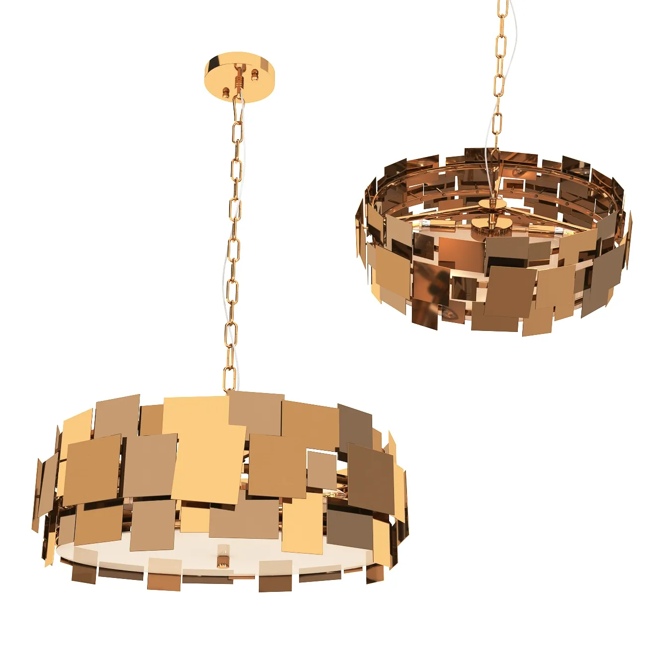 lighting – Gold plated chandelier 3D Model lighting – Gold plated chandelier 3D Model