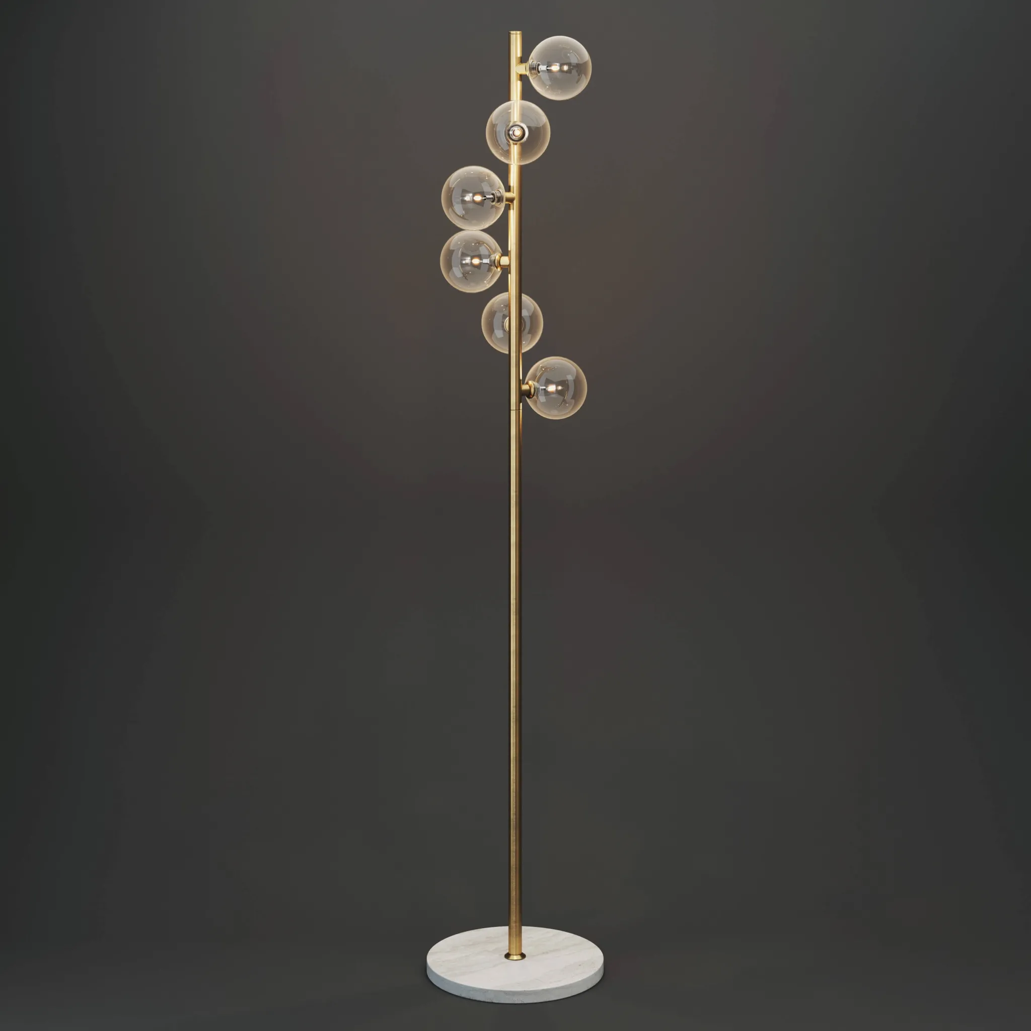 lighting – Gramercy Home – Fabienne floor lamp FL049-6 3D Model