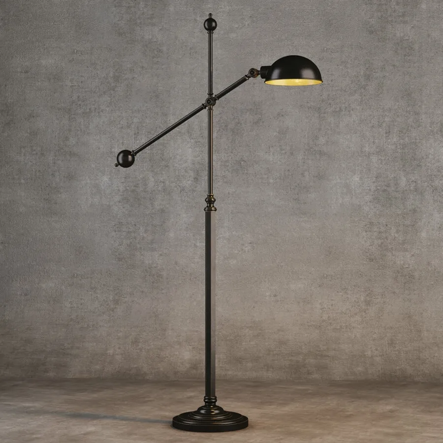 lighting – Gramercy Home  – Industrial  Joint  floor lamp FL016-1-ABG 3D Model
