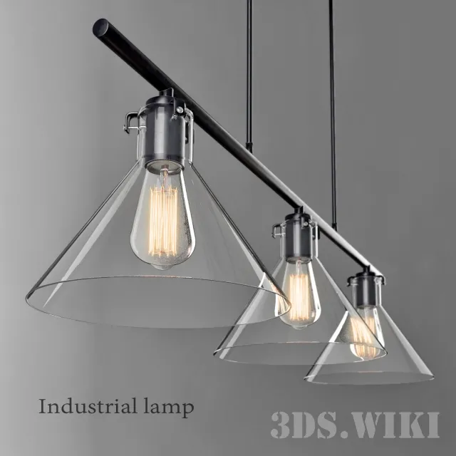 lighting – Industrial lamp 3D Model lighting – Industrial lamp 3D Model