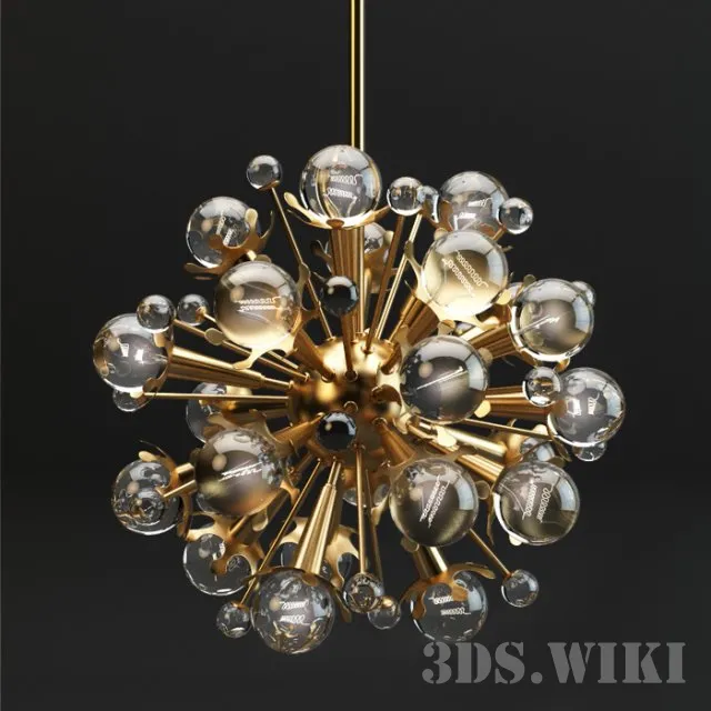 lighting – Jonathan Adler Sputnik chandelier 3D Model lighting – Jonathan Adler Sputnik chandelier 3D Model