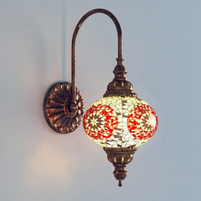 lighting – Kandela Mozaik DM-PS15T Wall Light 3D Model lighting – Kandela Mozaik DM-PS15T Wall Light 3D Model