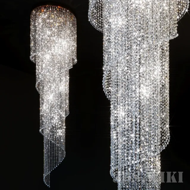 lighting – Luxury crystal chandelier 3D Model lighting – Luxury crystal chandelier 3D Model