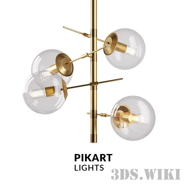 lighting – LV chandelier арт. 5552 3D Model lighting – LV chandelier арт. 5552 3D Model