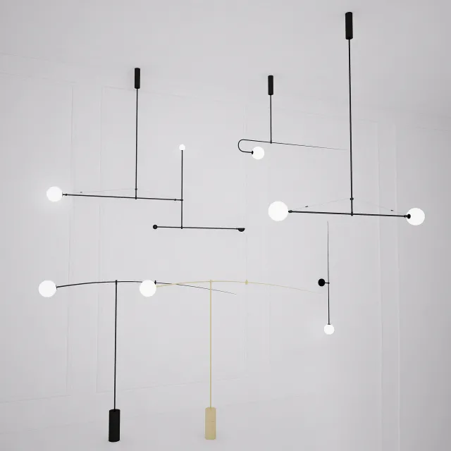 lighting – Mobile Chandelier Collection 3D Model