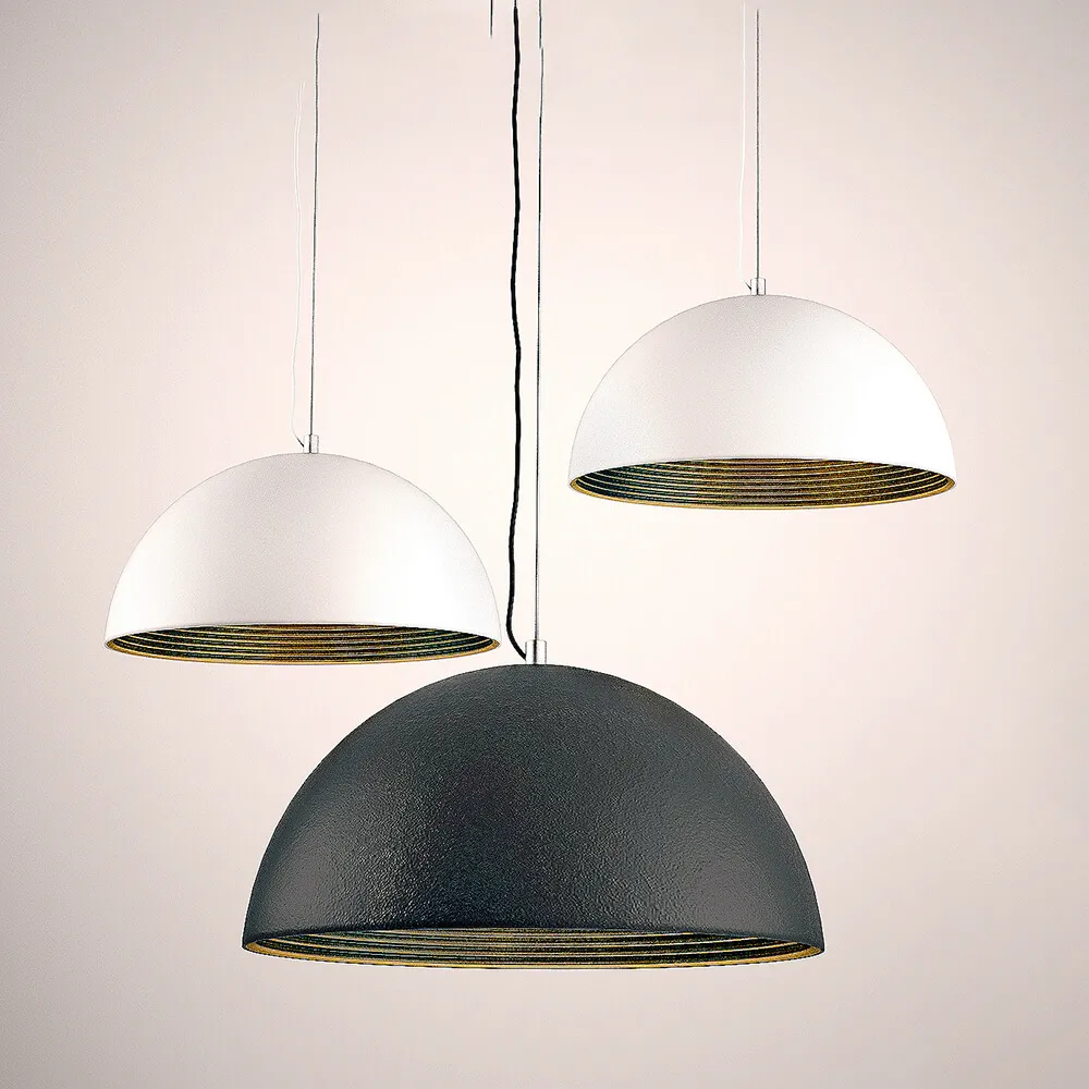 lighting – Modern chandelier hemisphere 3D Model