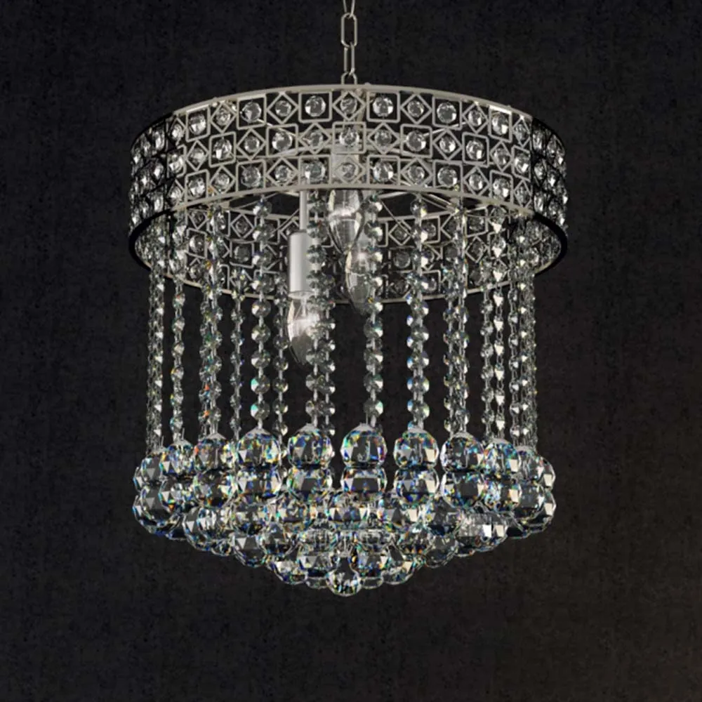 lighting – Modern crystal chandelier PANDORA 3D Model