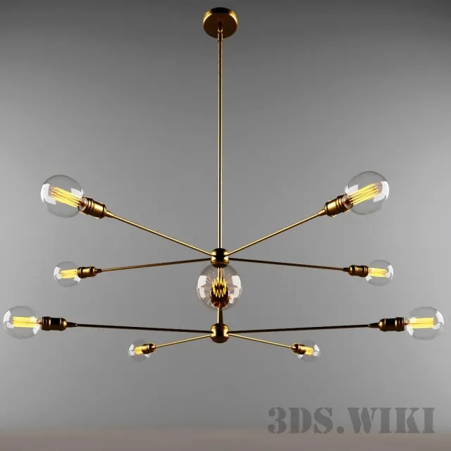 lighting – Napoleon Chandelier 3D Model lighting – Napoleon Chandelier 3D Model