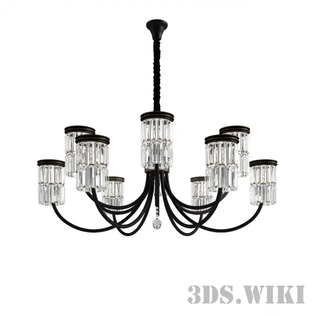 lighting – Newport 31106+6/C black+gold 3D Model lighting – Newport 31106+6/C black+gold 3D Model