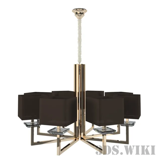 lighting – Newport 3208+1C gold 3D Model