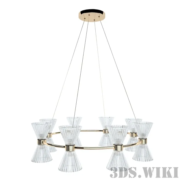 lighting – Newport 3618S nickel gold 3D Model