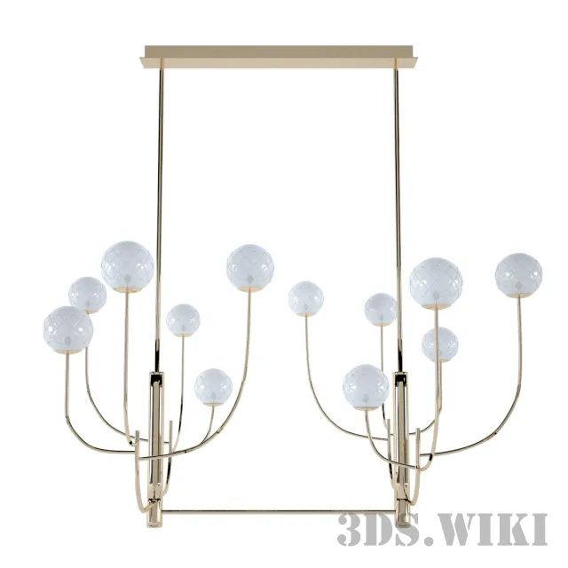 lighting – Newport 3812C gold 3D Model