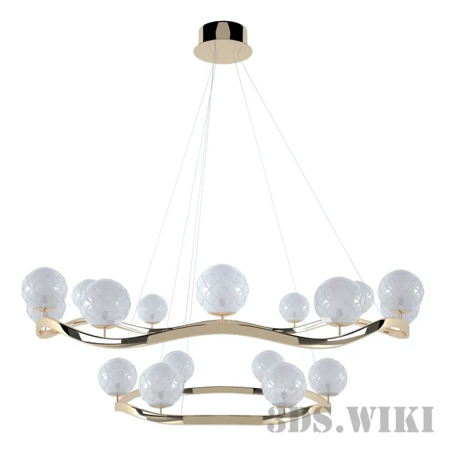 lighting – Newport 3818S gold 3D Model