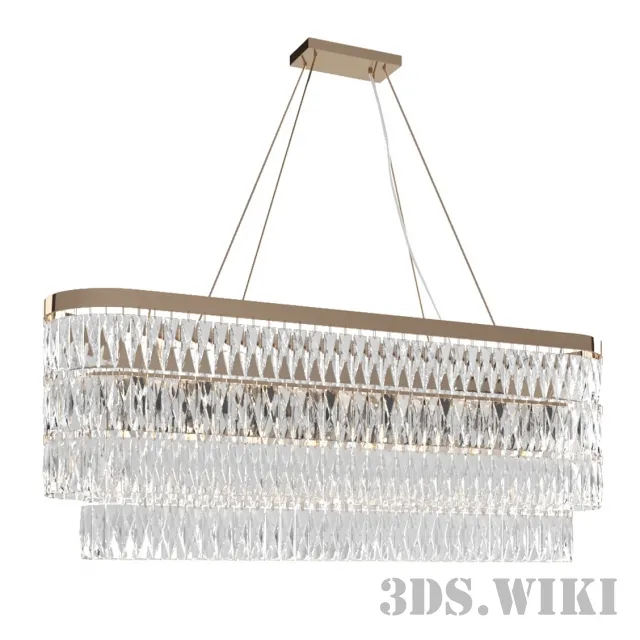 lighting – Newport light 10128+8S gold 3D Model