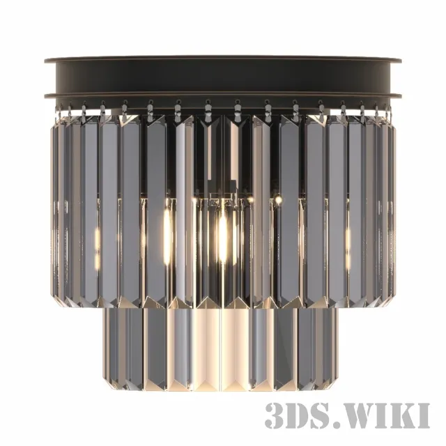 lighting – Newport light 31101A black+gold 3D Model