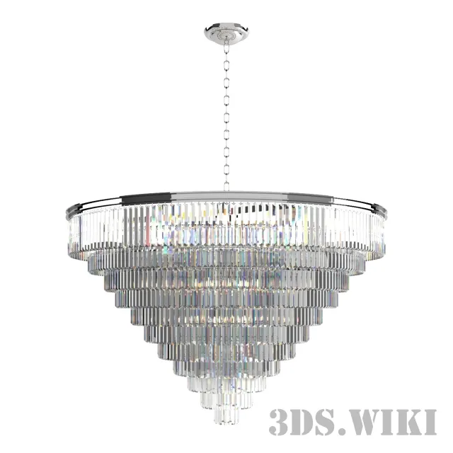 lighting – Newport light 31143S nickel 3D Model