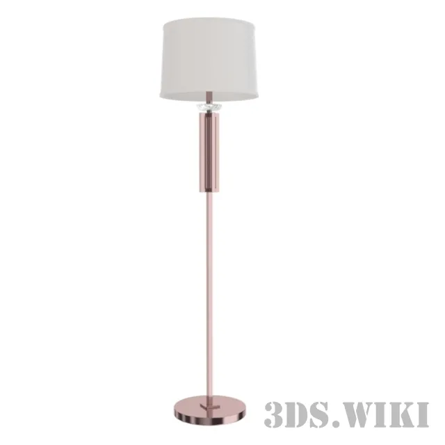 lighting – Newport light 4401FL chrome/black nickel 3D Model