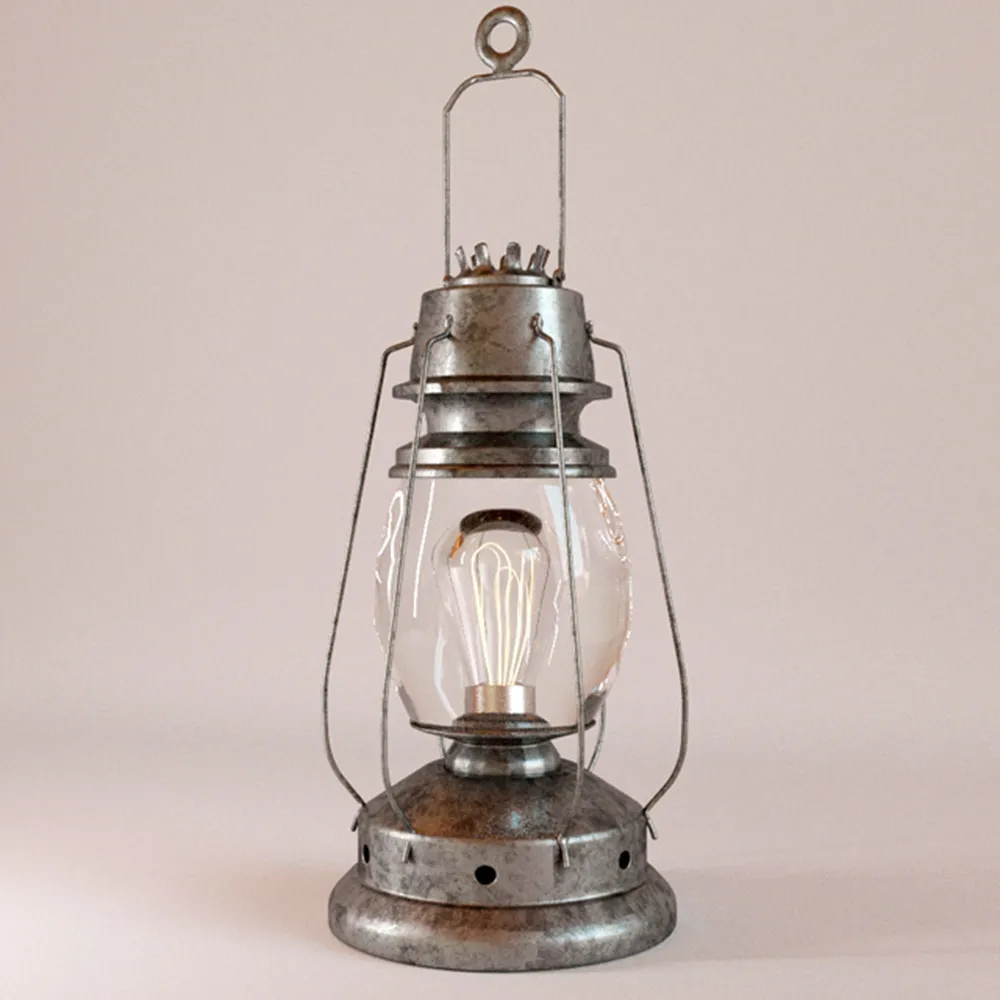 lighting – Old hanging lantern 3D Model lighting – Old hanging lantern 3D Model