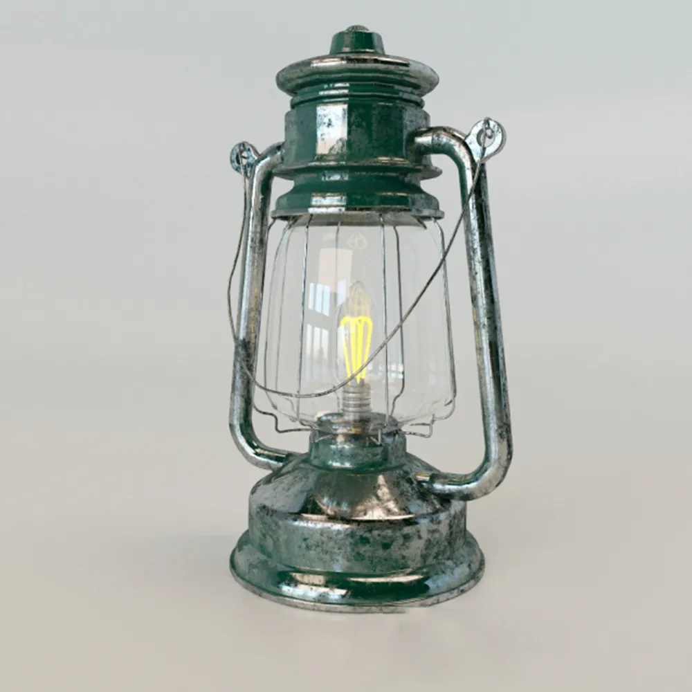 lighting – Old table lamp 3D Model lighting – Old table lamp 3D Model