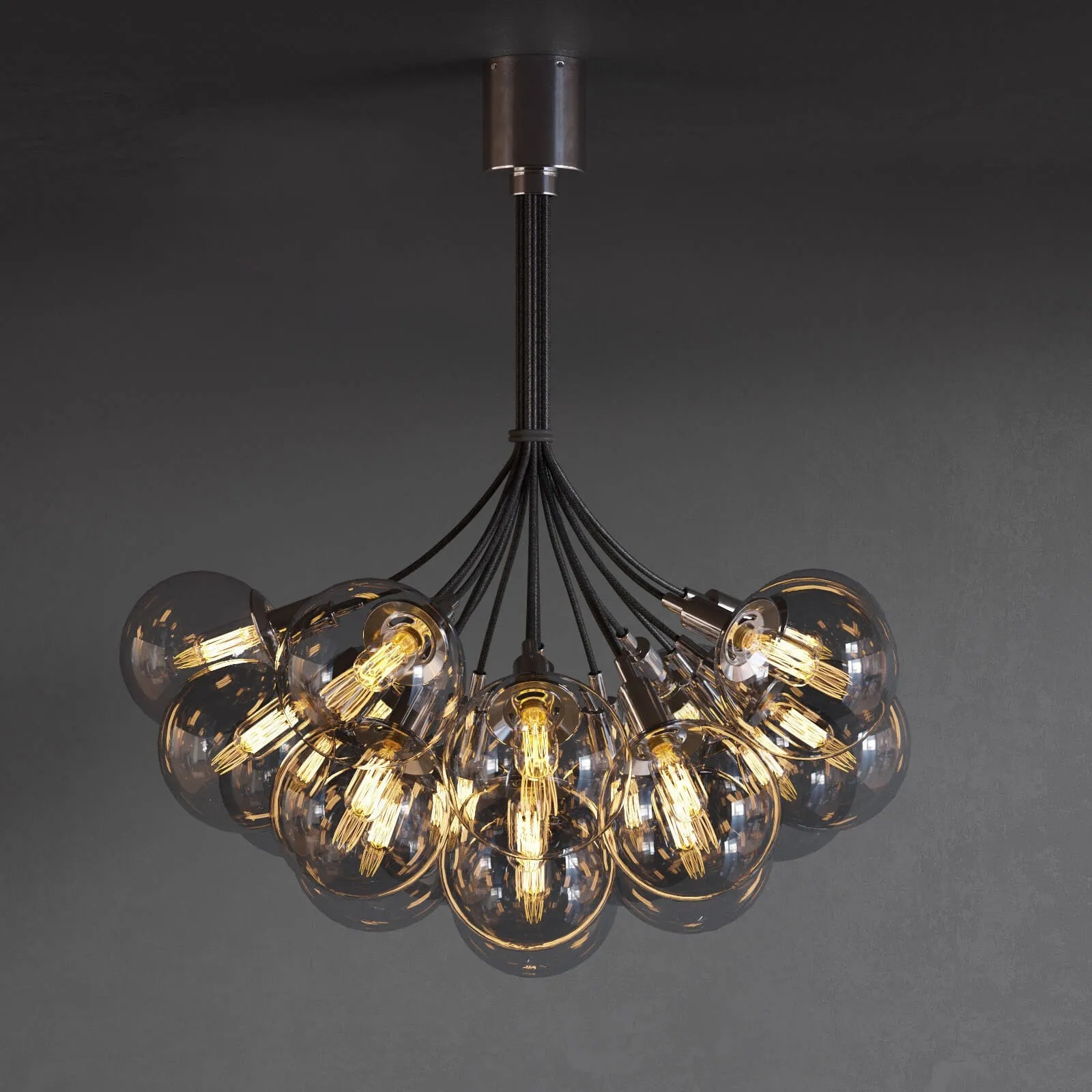 lighting – Orb Cluster 19-Light Pendant 3D Model lighting – Orb Cluster 19-Light Pendant 3D Model