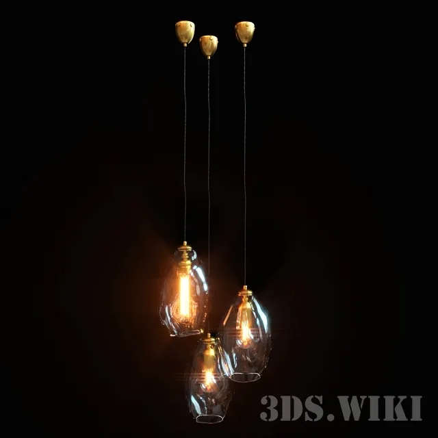 lighting – Organic Large Pendant 3D Model lighting – Organic Large Pendant 3D Model