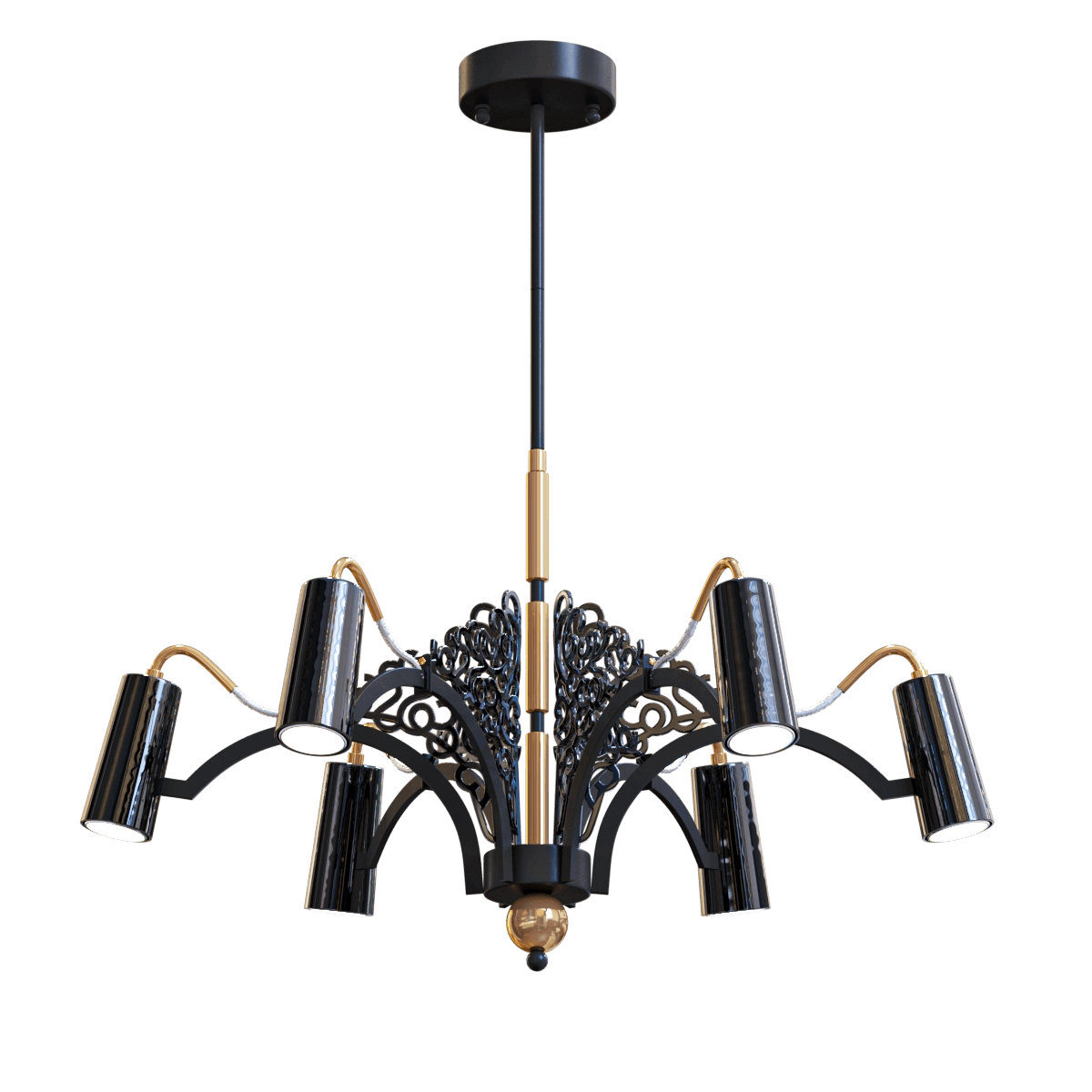 lighting – Pendant chandelier Fabia 3D Model
