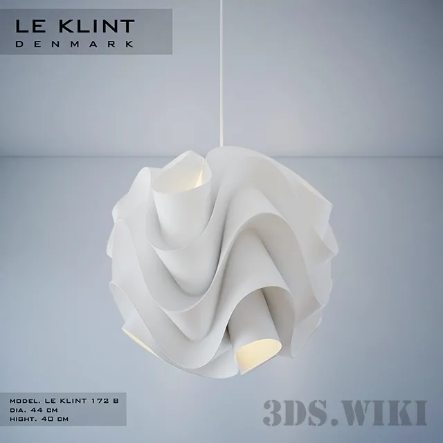 lighting – Pendant lamp LE KLINT 172 B 3D Model lighting – Pendant lamp LE KLINT 172 B 3D Model