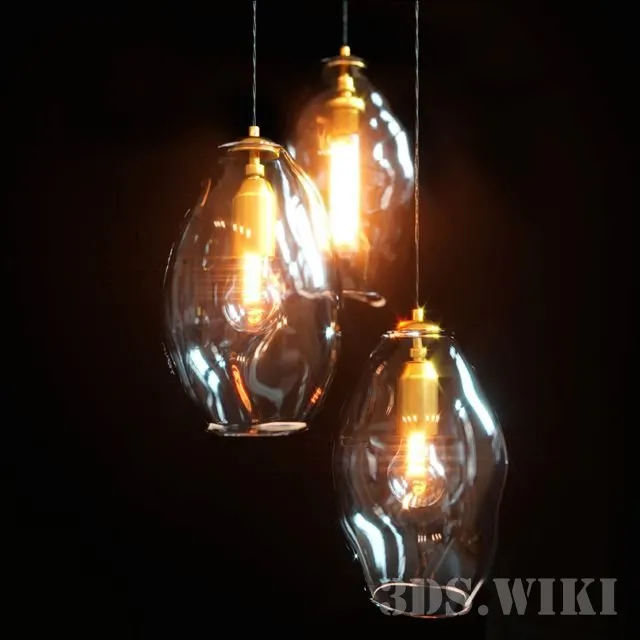 lighting – Pendant lamp Organic Large 3D Model