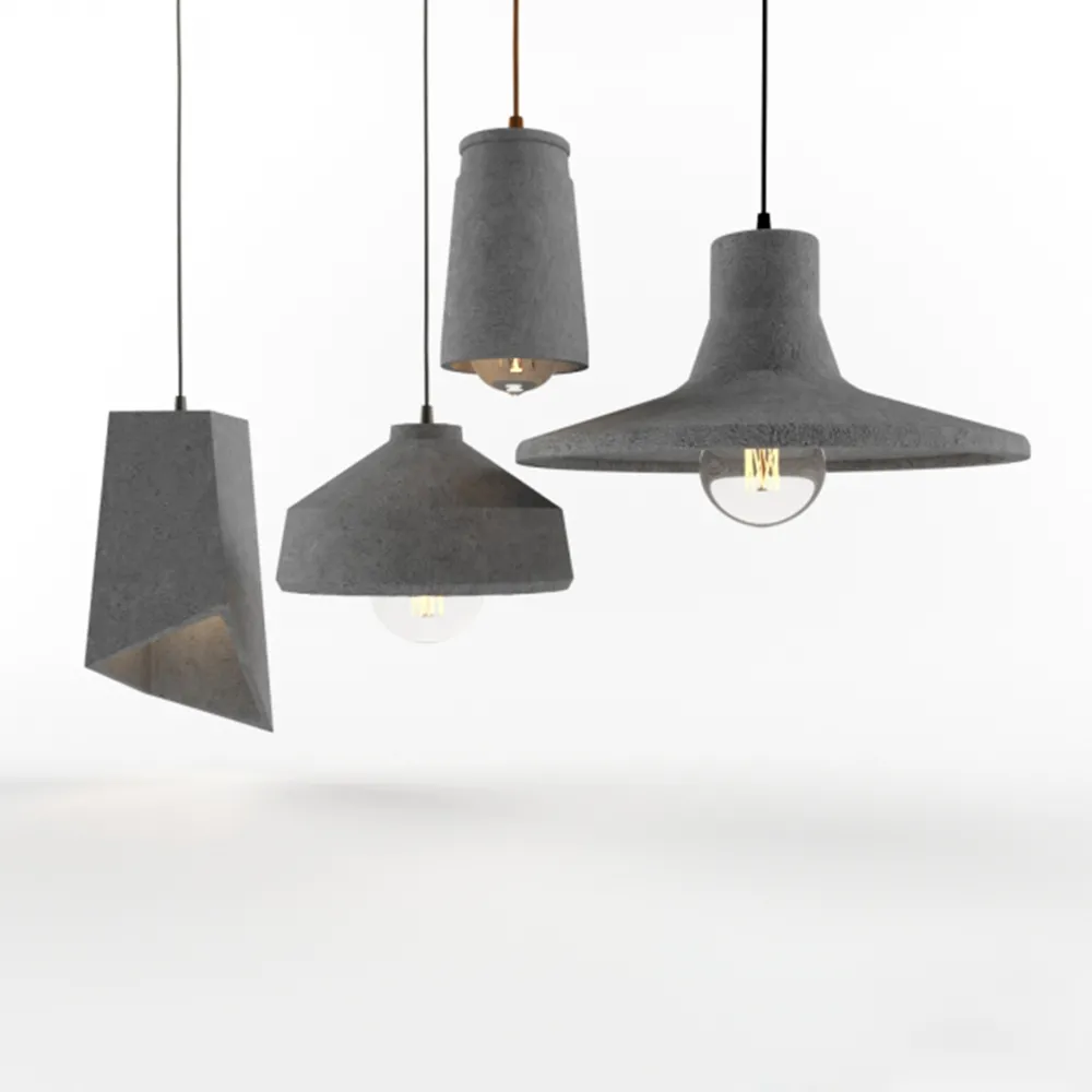 lighting – Pendant Lights Concrete Shine 3D Model