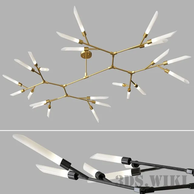 lighting – Postmodern Rotatable Branch 3D Model lighting – Postmodern Rotatable Branch 3D Model