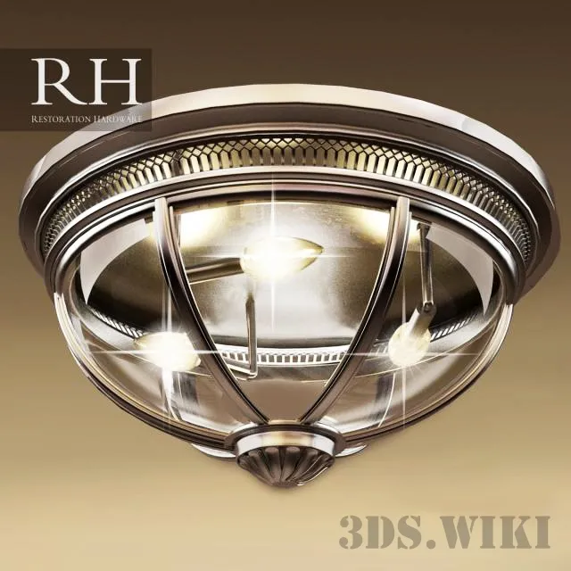 lighting – RH VICTORIAN HOTEL FLUSHMOUNT 3D Model lighting – RH VICTORIAN HOTEL FLUSHMOUNT 3D Model