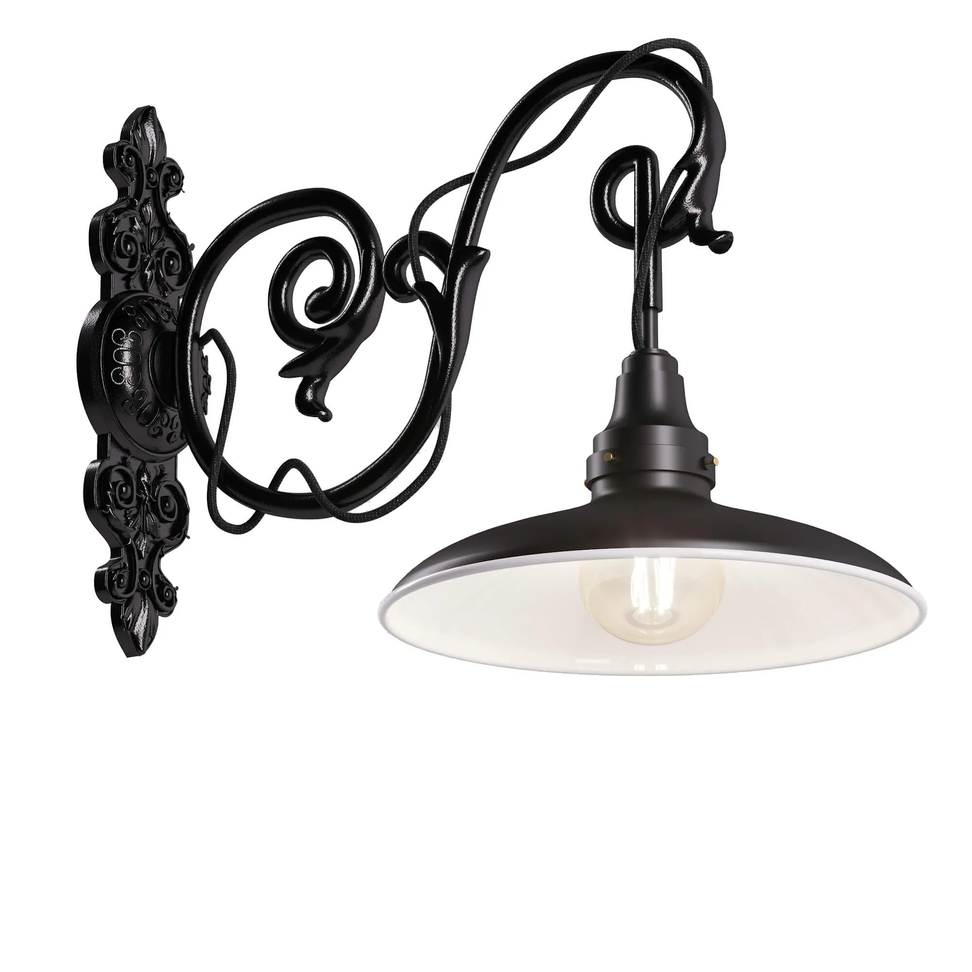 lighting – Sconce bracket Black art. 2298 3D Model lighting – Sconce bracket Black art. 2298 3D Model
