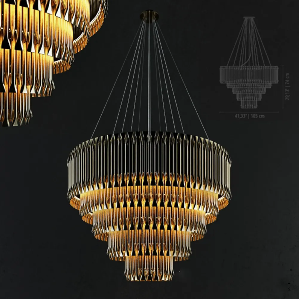 lighting – Sculptural Matheny Pendant Lamp | DelightFULL 3D Model