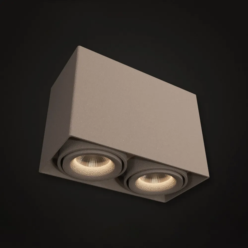 lighting – Surface mounted LED lamp DL18610 / 02WW-SQ Champagne 3D Model