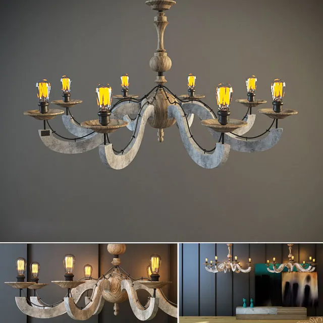 lighting – SVOYA classic chandelier 03 3D Model lighting – SVOYA classic chandelier 03 3D Model