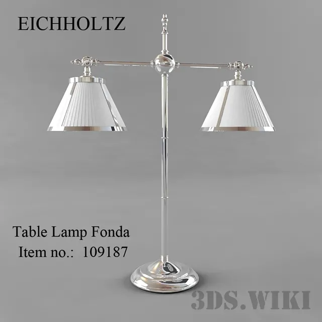 lighting – Table Lamp Fonda Eichholtz 3D Model lighting – Table Lamp Fonda Eichholtz 3D Model