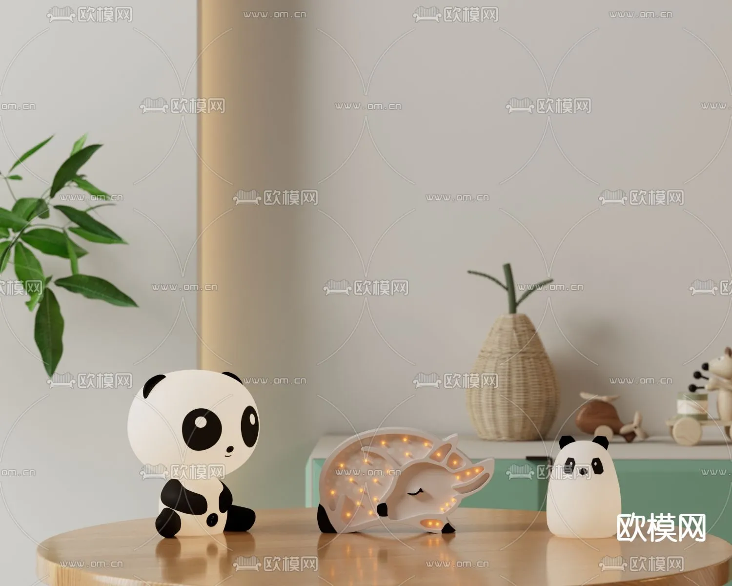 LIGHTING – TABLE LAMP – VRAY / CORONA – 3D MODEL – 618