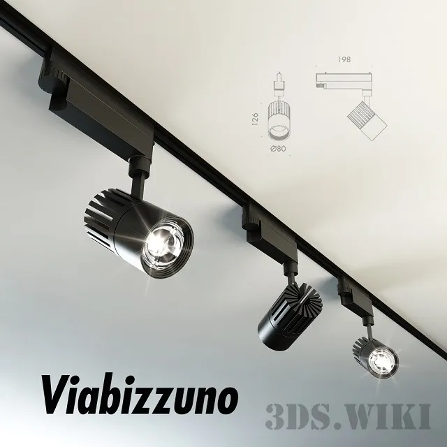 lighting – Technical lighting – Viabizzuno Eco 3D Model