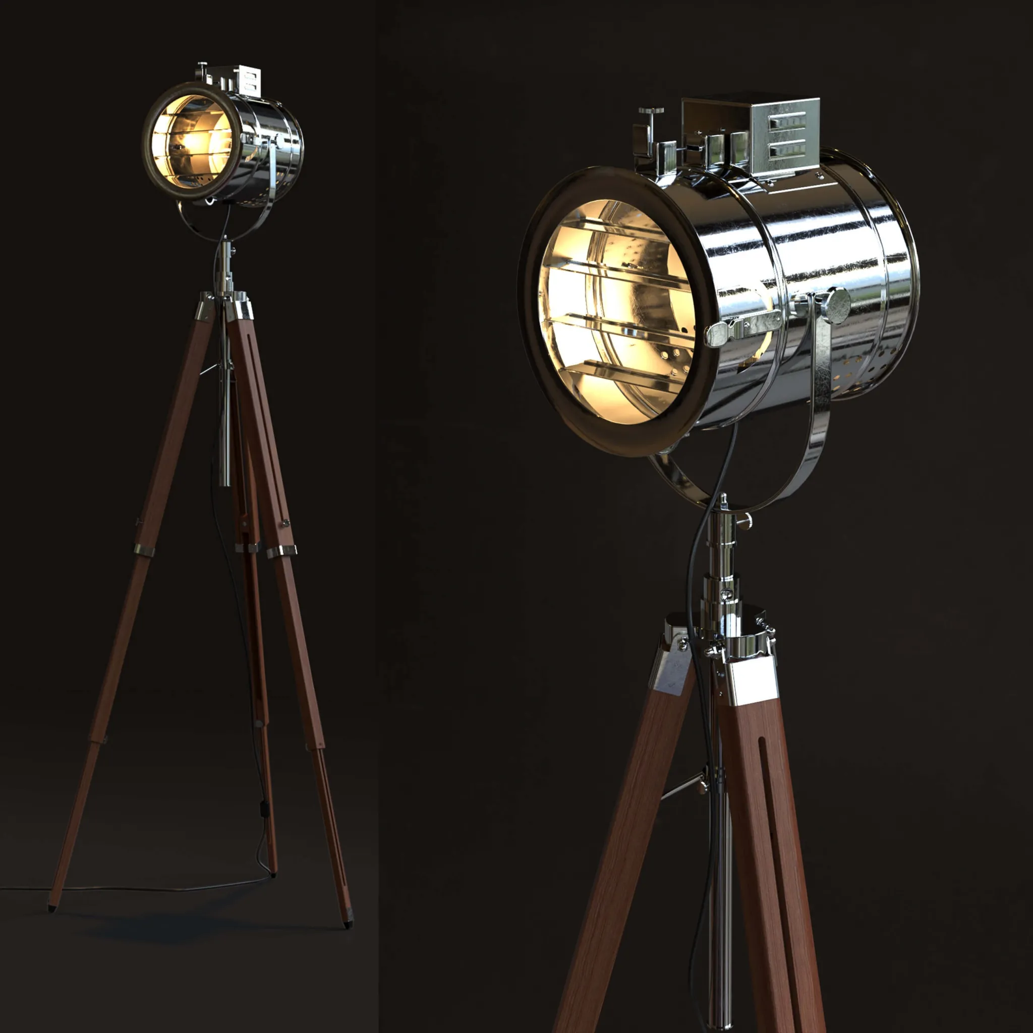 lighting – Thor Vintage Stage Searchlight 3D Model lighting – Thor Vintage Stage Searchlight 3D Model