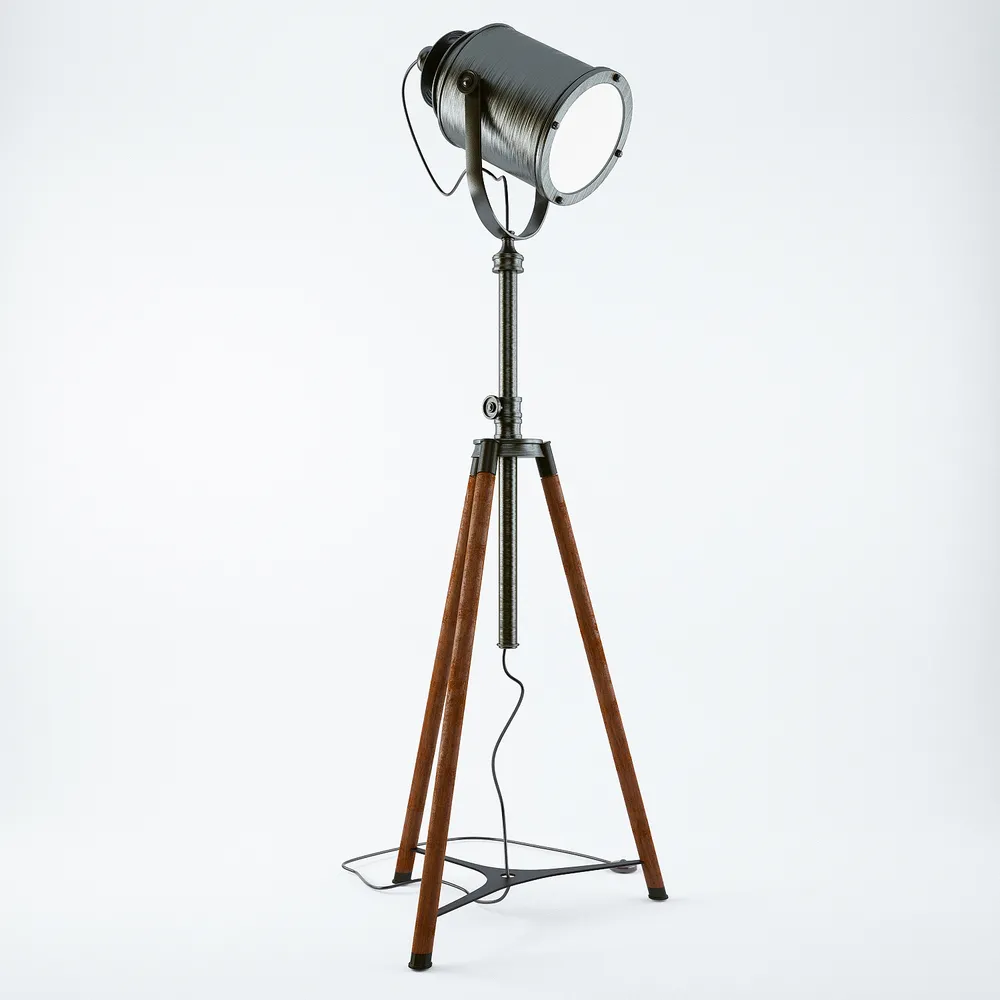 lighting – Tripod floor lamp 04 3D Model